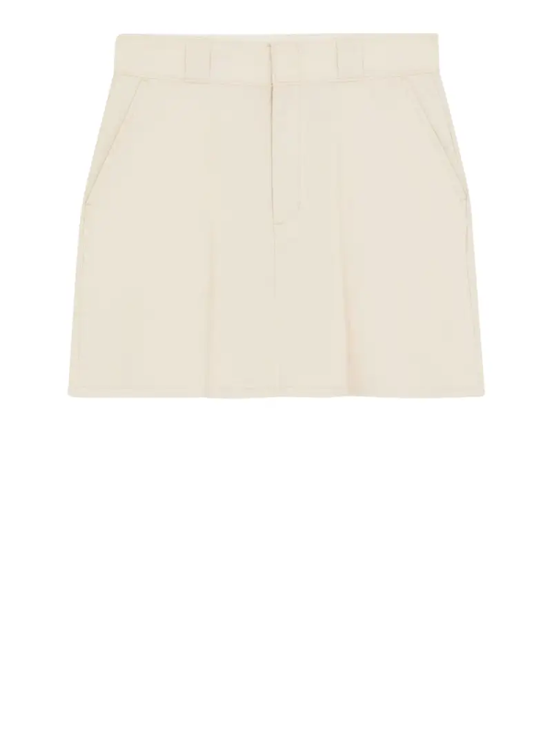 gonna mini dickies da donna - avorio