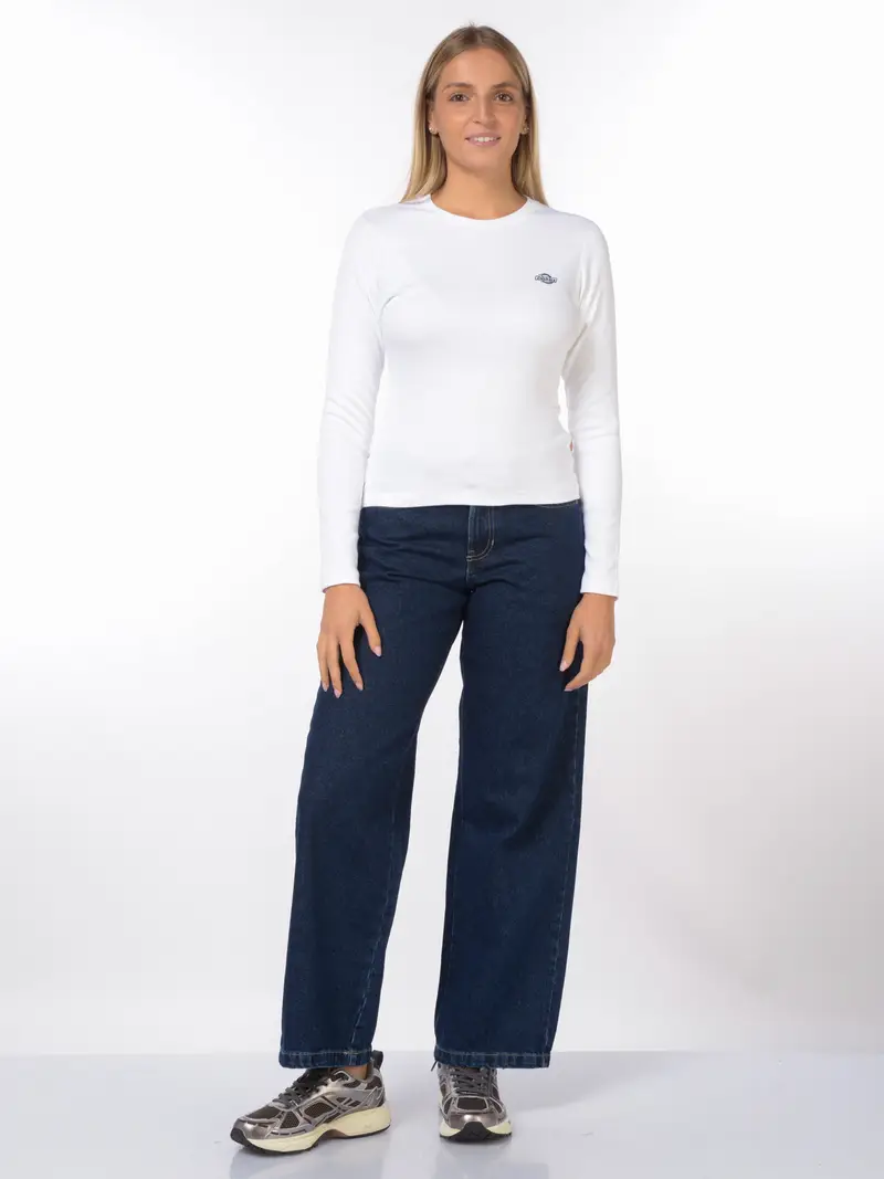 jeans da donna Dickies cinque tasche mechanic Blu miniatura 2