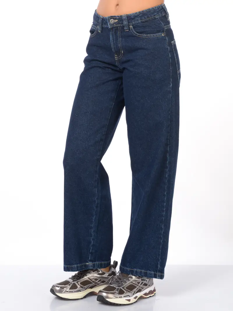 jeans da donna Dickies cinque tasche mechanic Blu