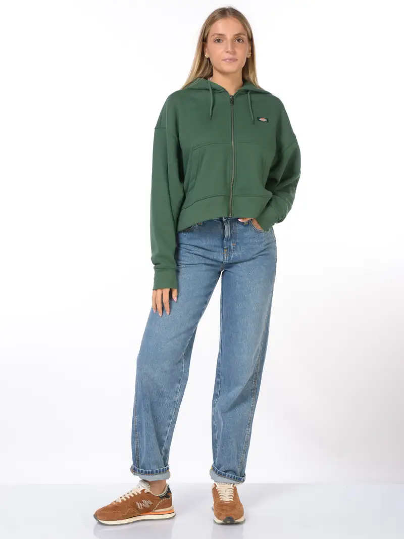 jeans da donna Dickies Farner cinque tasche Blu miniatura 2