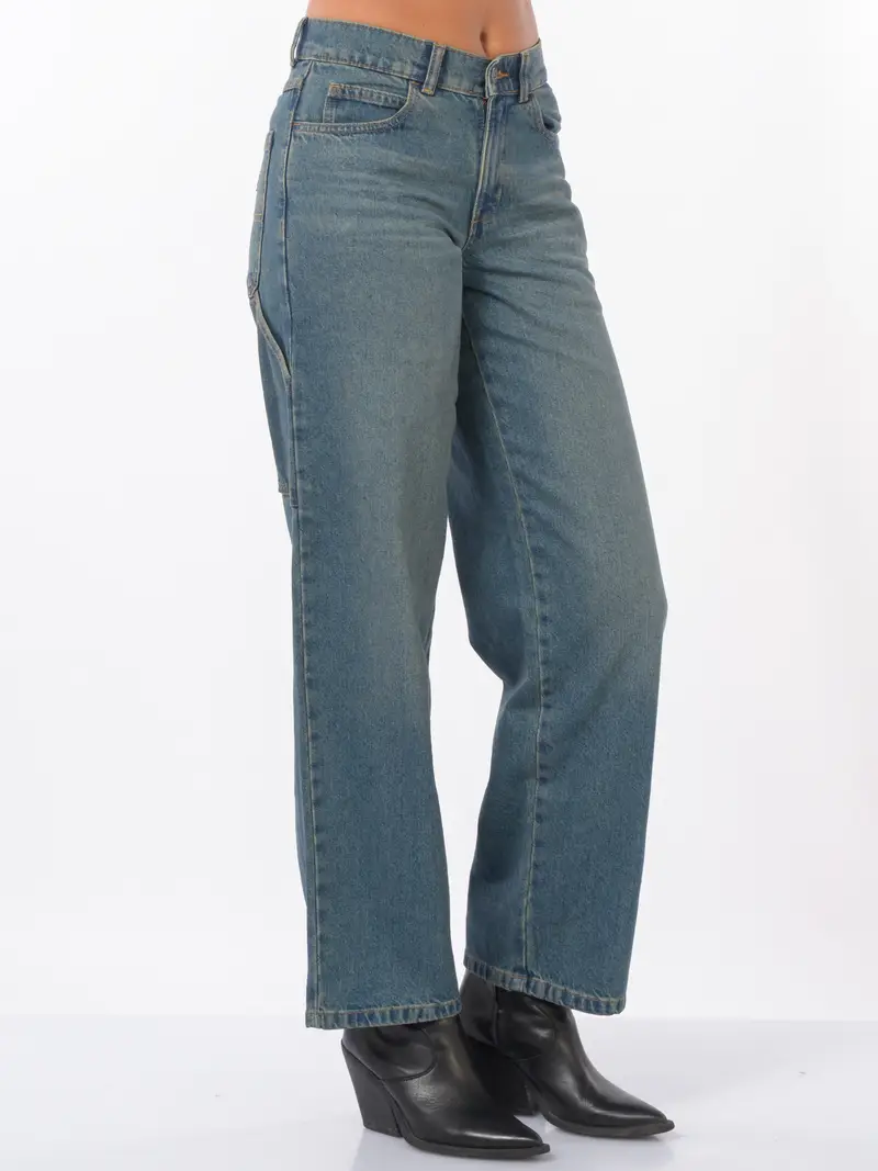 jeans da donna Dickies herndon stone washed Blu