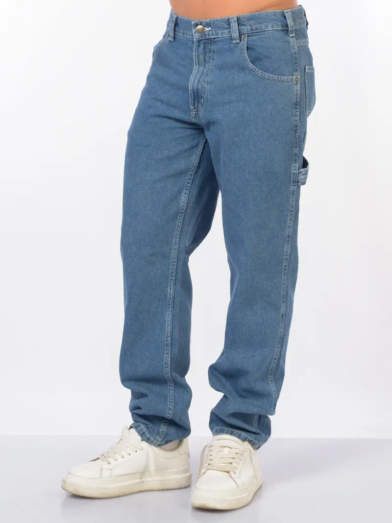 jeans da uomo Dickies cinque tasche carpenter Blu