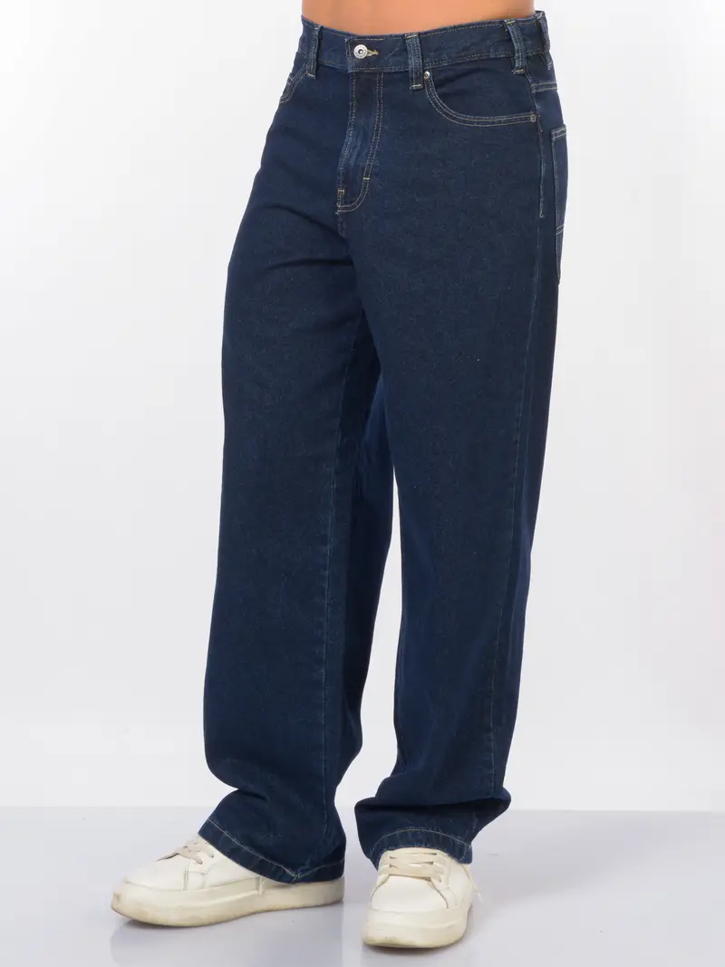 jeans da uomo Dickies cinque tasche maxi logo Blu