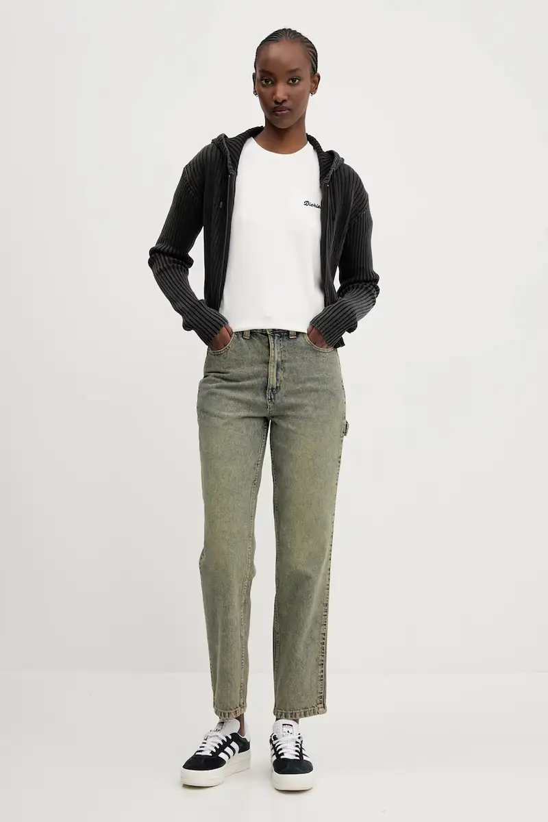 Dickies Jeans Donna Verde 3349816 miniatura 2