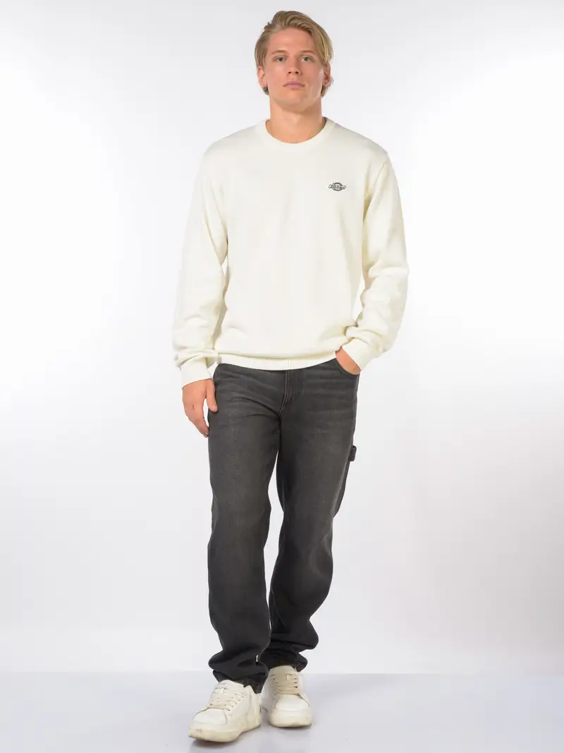 maglia da uomo Dickies girocollo con logo Bianco miniatura 2