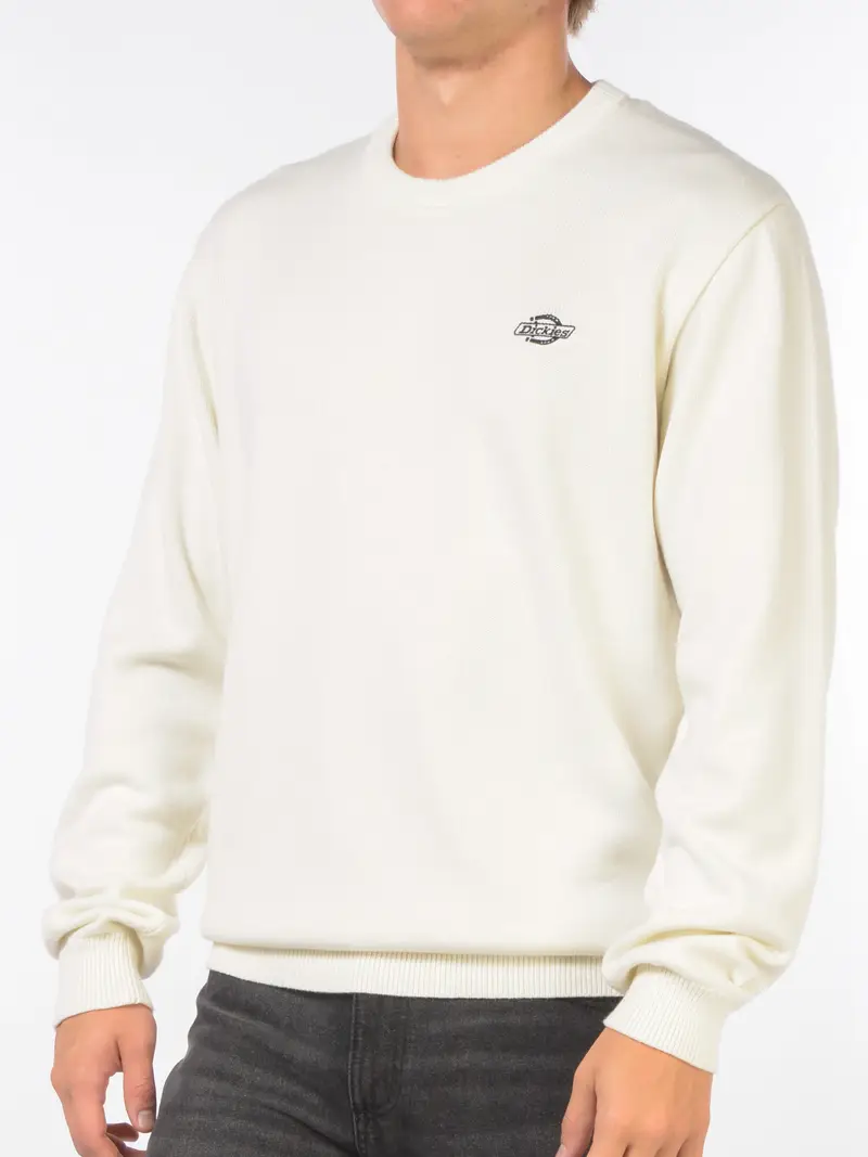 maglia da uomo Dickies girocollo con logo Bianco