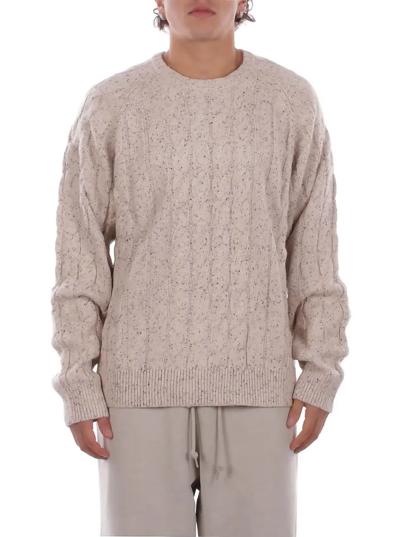 Maglia Uomo DICKIES Wood ash Vanleer cable sweater