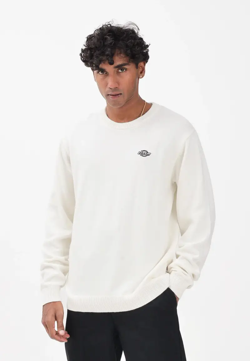 Maglione girocollo Summerdale panna da uomo miniatura 2