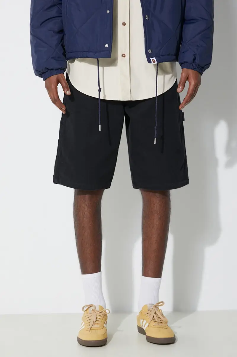 pantaloncini in cotone Duck Canvas colore nero DK0A4XNG