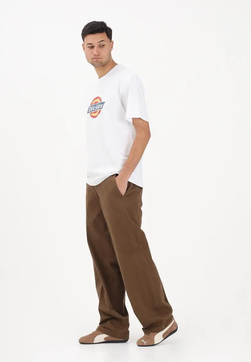 Pantalone 247 Loose marrone da uomo miniatura 2