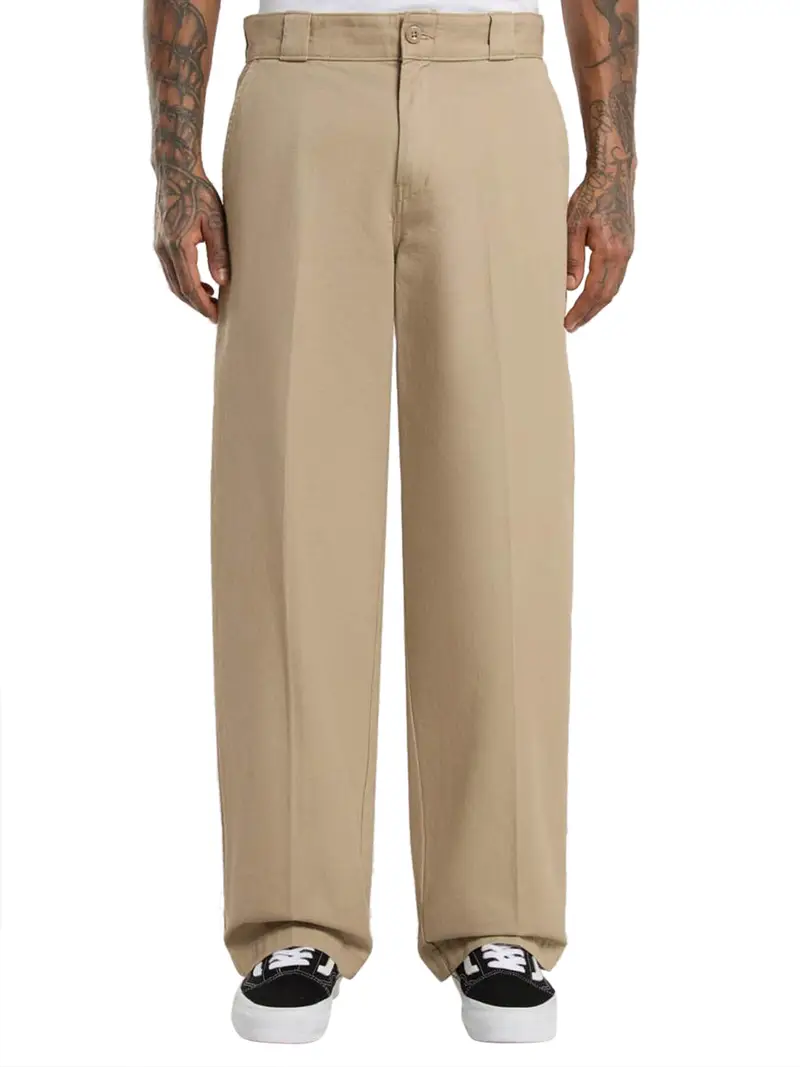 pantalone chino dickies carpenter da uomo - beige