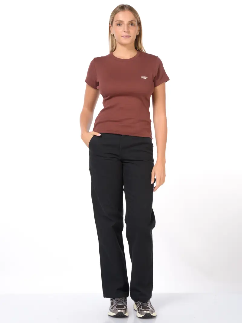 pantalone da donna Dickies canvas carpenter NERO miniatura 2