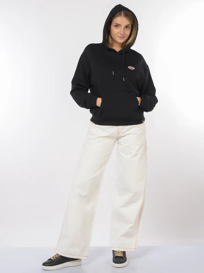 pantalone da donna Dickies Carpenter in bull di cotone Bianco miniatura 2
