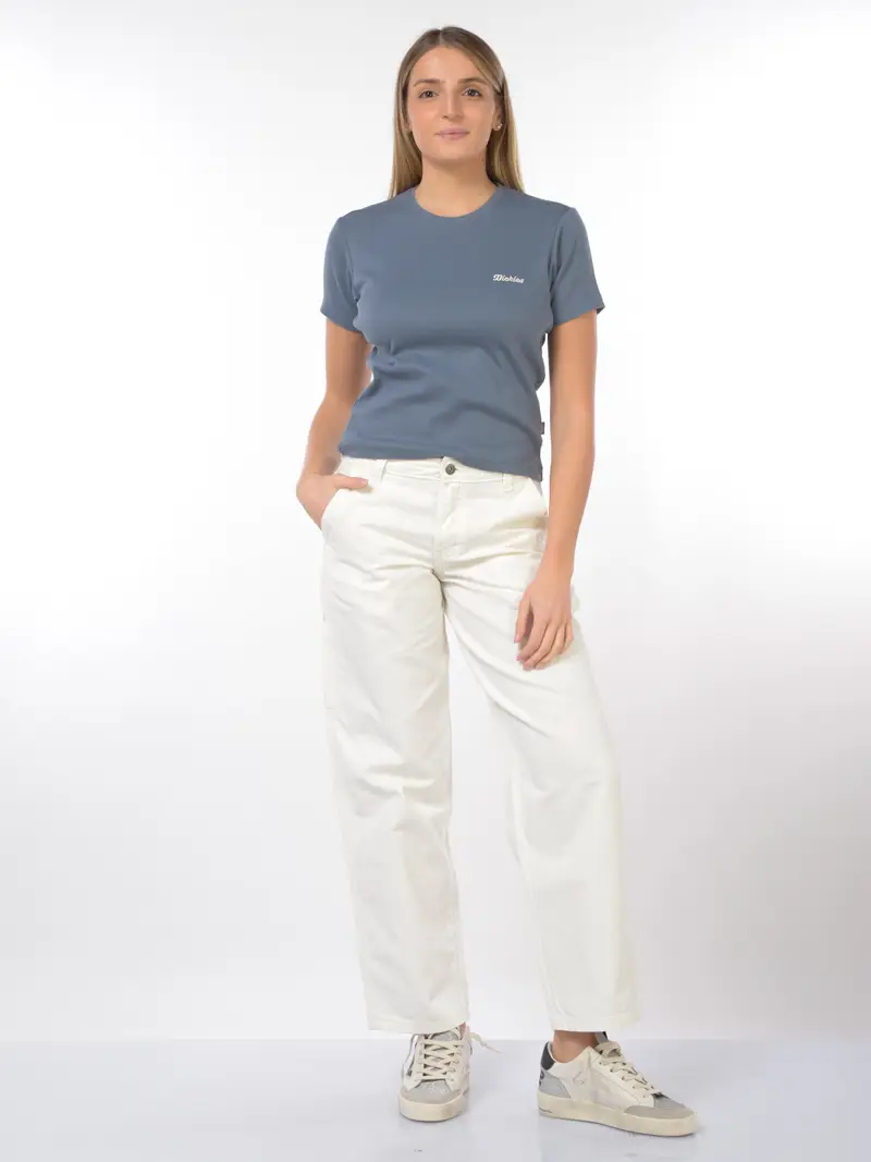 pantalone da donna Dickies Duck Canvas con bottoni BEIGE miniatura 2
