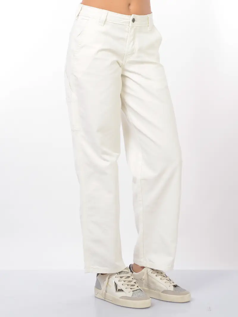pantalone da donna Dickies Duck Canvas con bottoni BEIGE