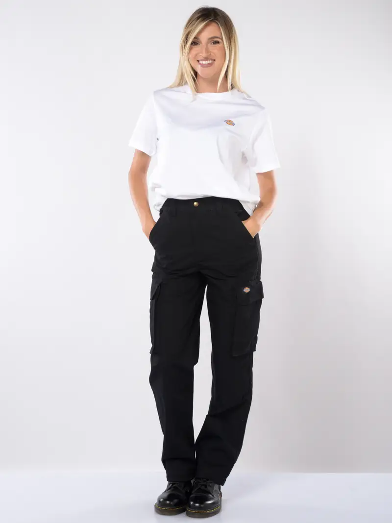 pantalone da donna Dickies Hooper Bay Cargo NERO miniatura 2