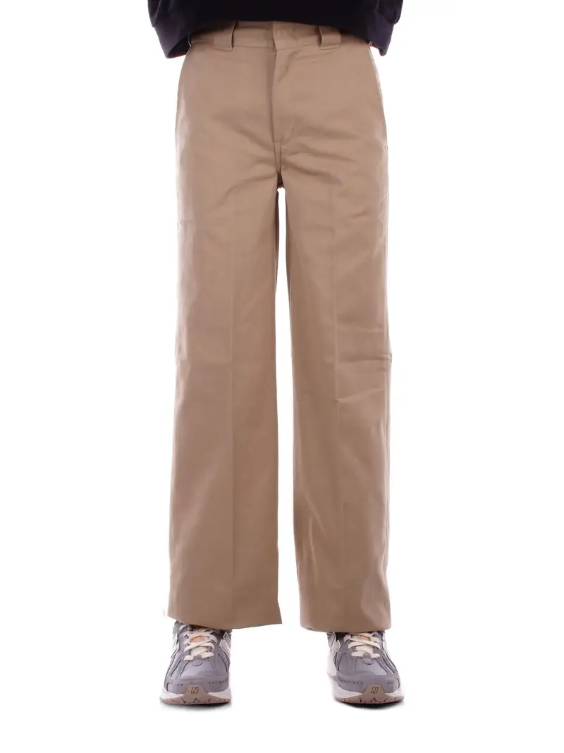Pantalone Donna DICKIES Kaki Wide leg pant