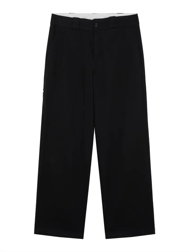 pantalone straight dickies 247 loose work pant w da donna - nero