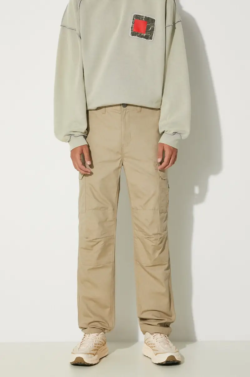 pantaloni in cotone Beige