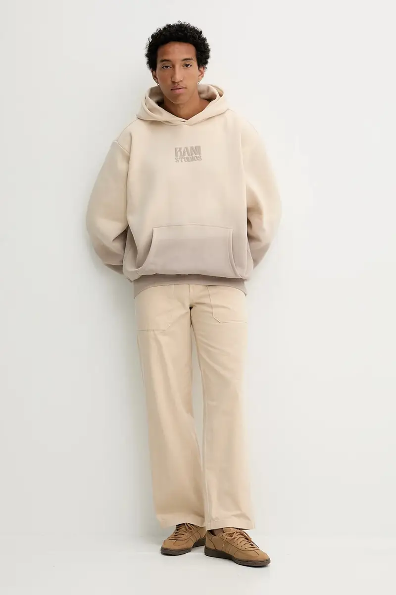 pantaloni in cotone uomo colore beige DK0A87PI miniatura 2