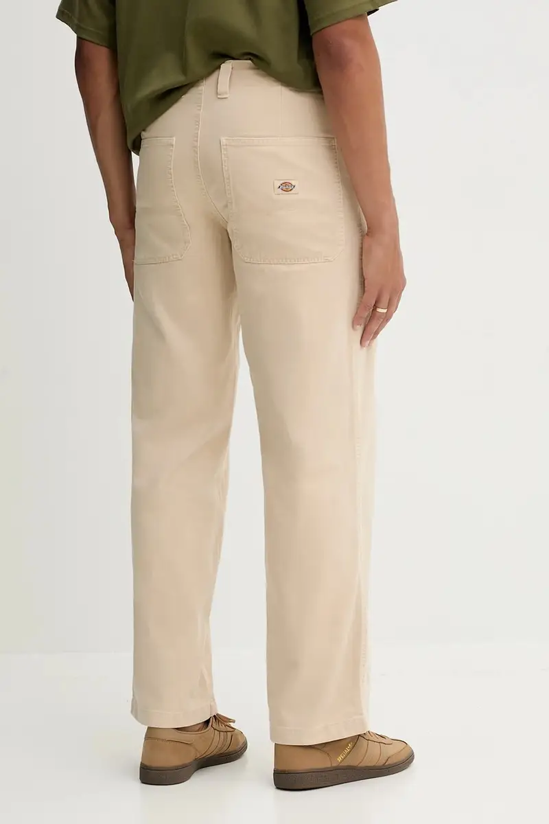 pantaloni in cotone uomo colore beige DK0A87PI miniatura 3