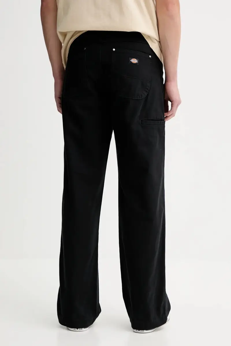 pantaloni in cotone uomo colore nero DK0A88OP miniatura 3