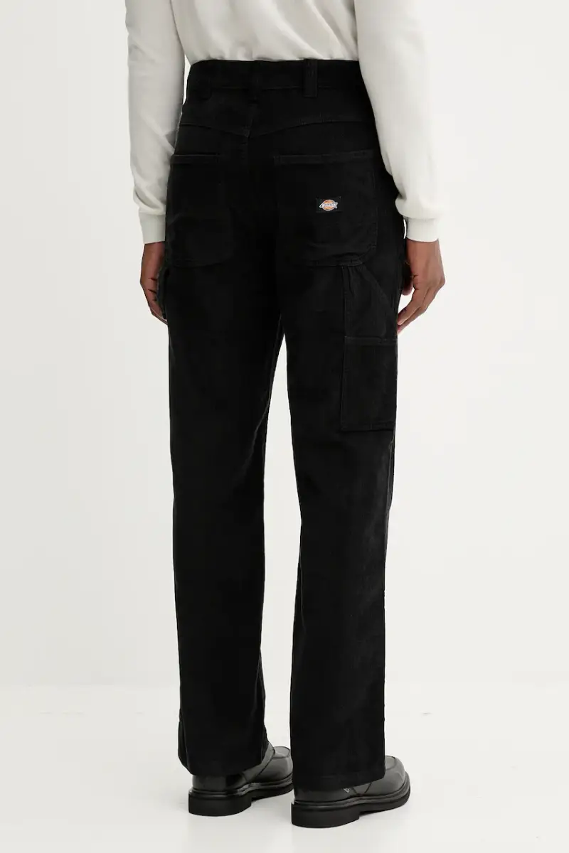 pantaloni in velluto a coste uomo colore nero DK0A863V miniatura 3