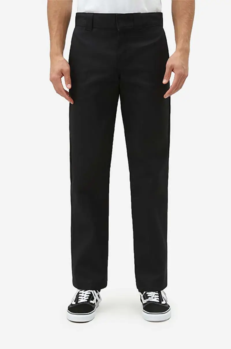 pantaloni Spodnie Dickies Work Pant Rec DK0A4XK9BLK uomo Nero
