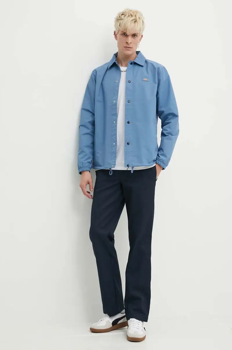 pantaloni uomo Blu navy miniatura 2