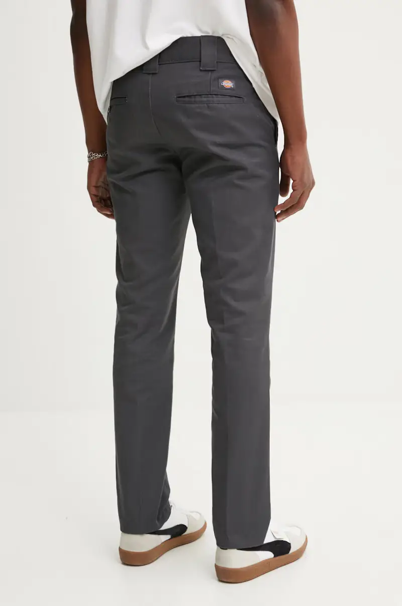 pantaloni uomo colore grigio miniatura 3