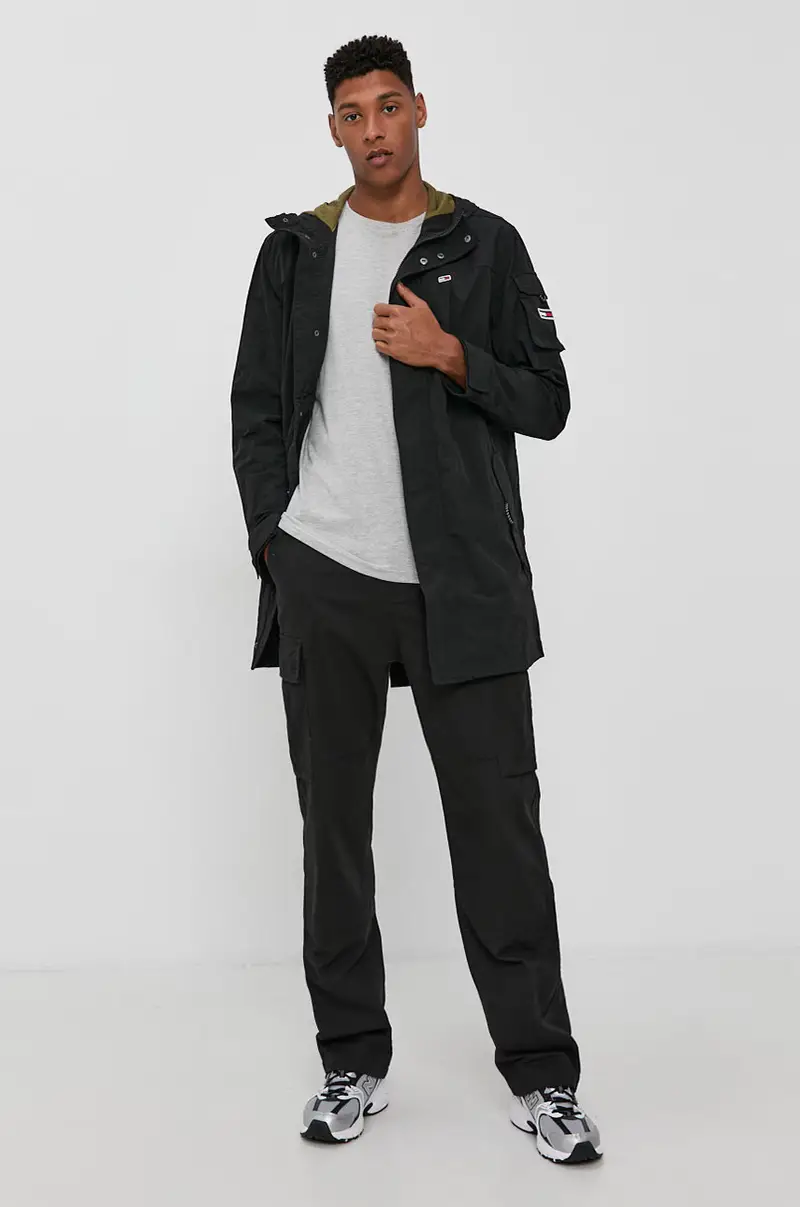 pantaloni uomo Nero miniatura 2