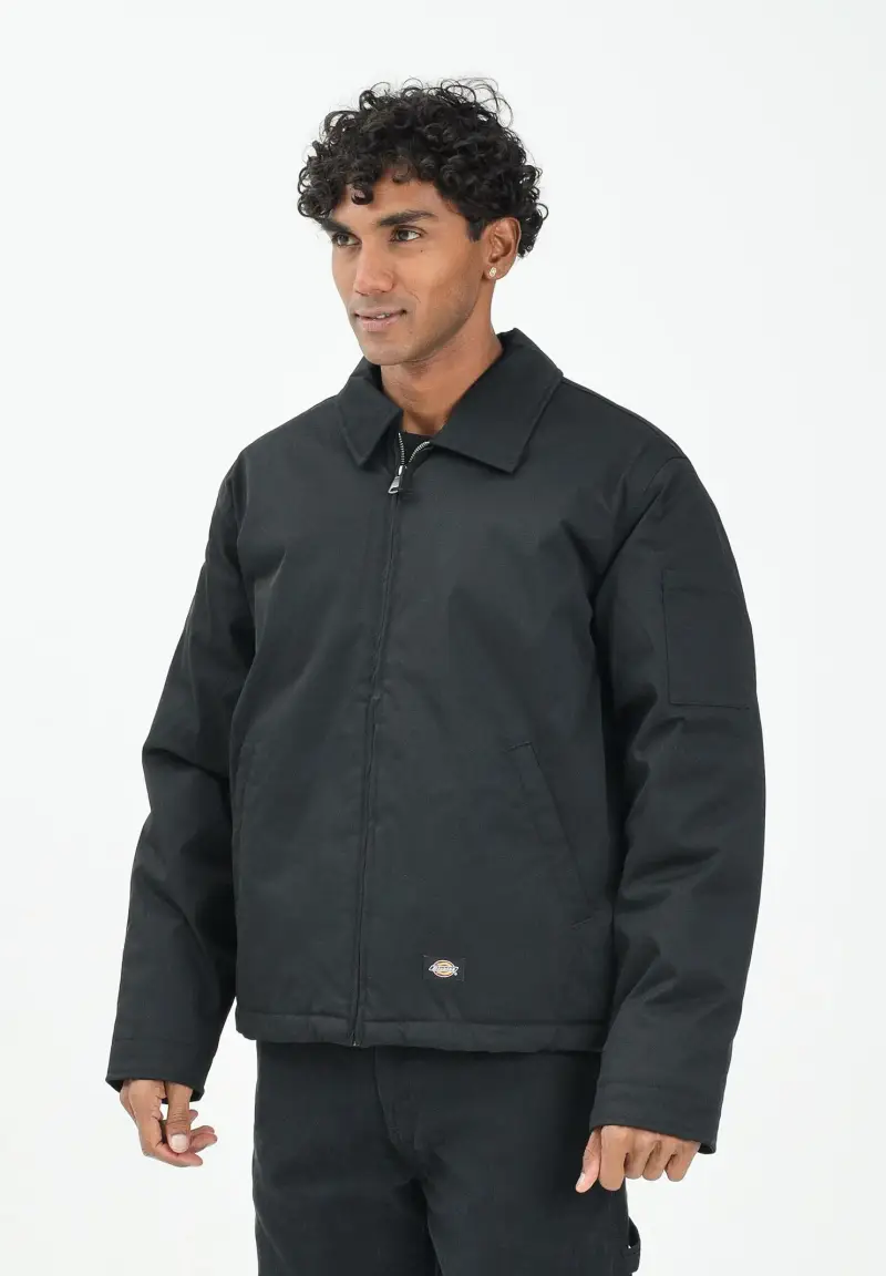 piumino Eisenhower nero da uomo