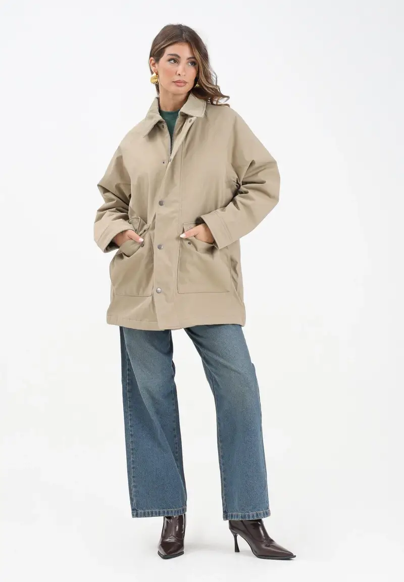 Piumino Medina beige da donna miniatura 2