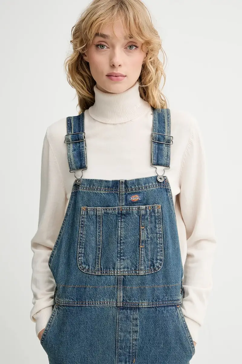 Dickies Salopette Donna Blu 3581795 miniatura 4