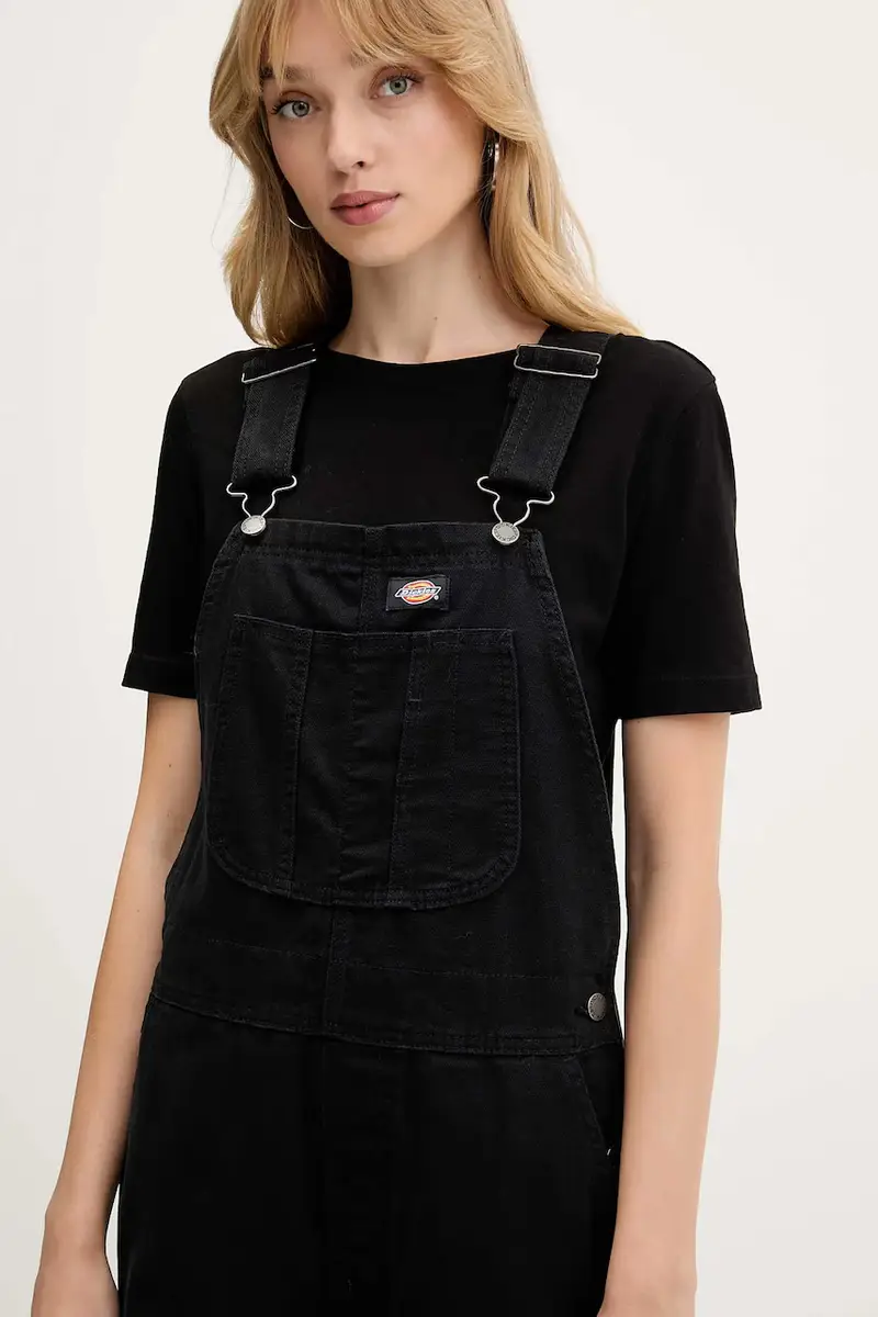 Dickies Salopette Donna Nero 3647085 miniatura 4