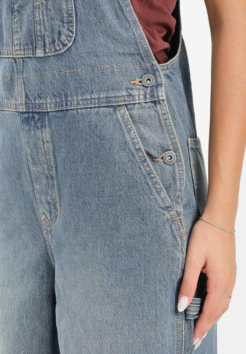 Dickies Salopette Donna Denim 3045197 miniatura 3
