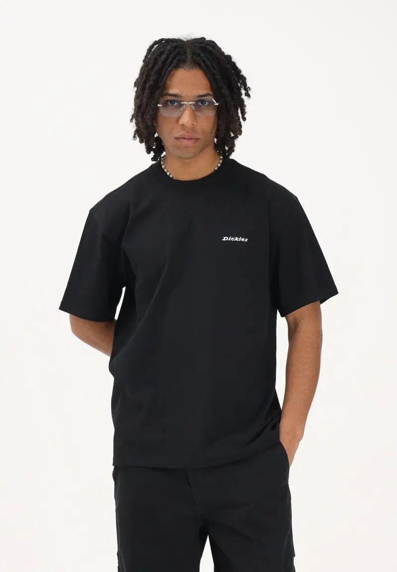 T-shirt a manica corta Loretto nera da uomo miniatura 2