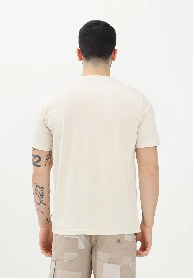 Dickies T-shirt Uomo Beige 921320 miniatura 2