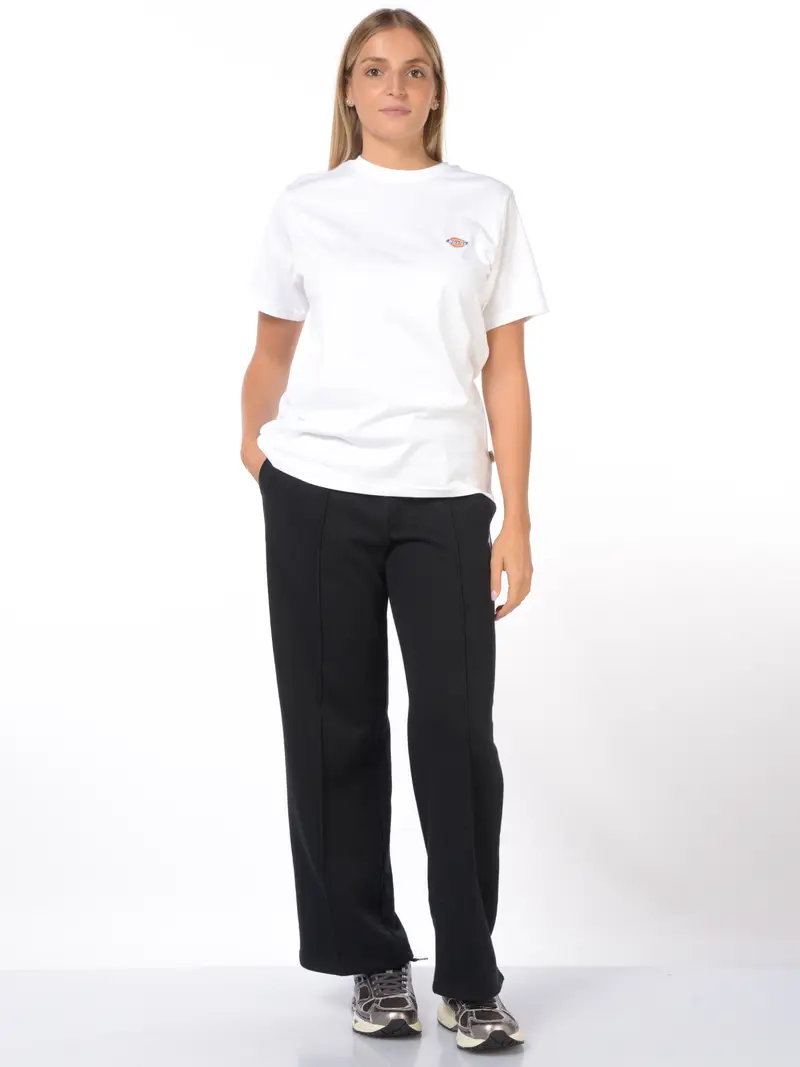 t Shirt da donna Dickies manica corta con logo Bianco miniatura 2