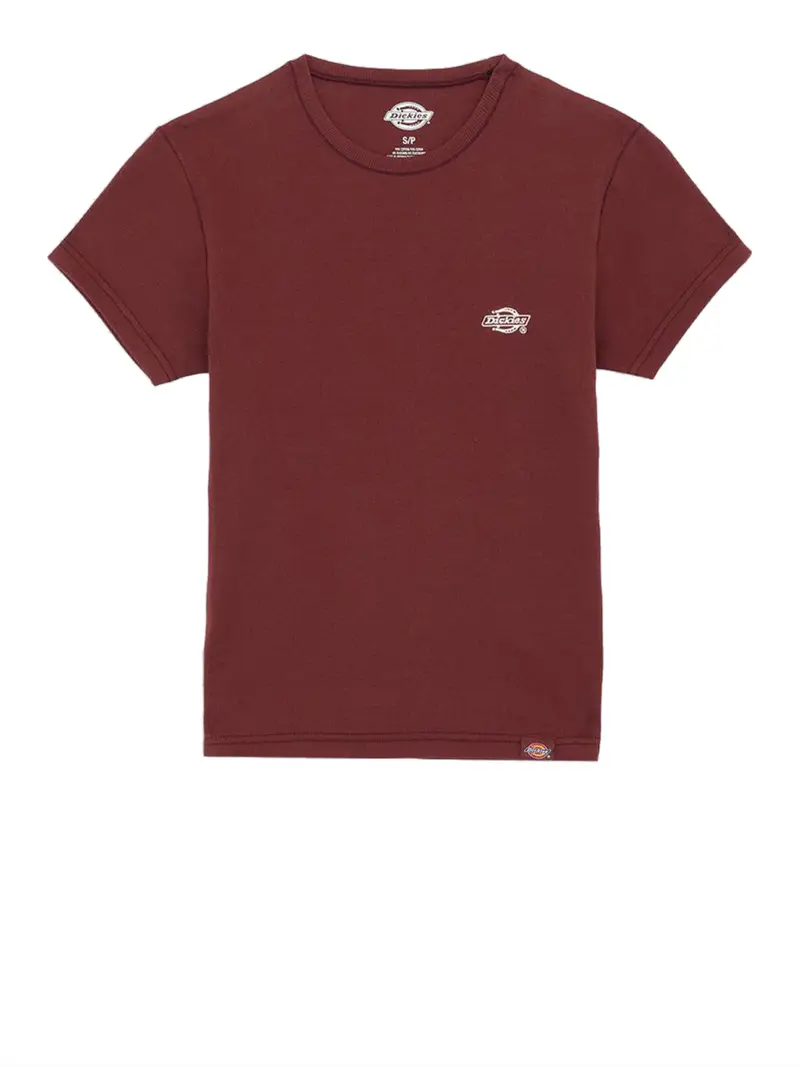 Dickies T-shirt Donna Bordeaux 2960260