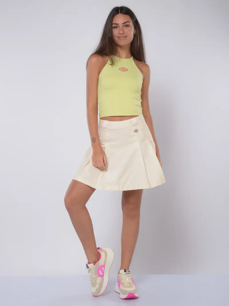 top da donna Dickies in cotone con logo Verde miniatura 2