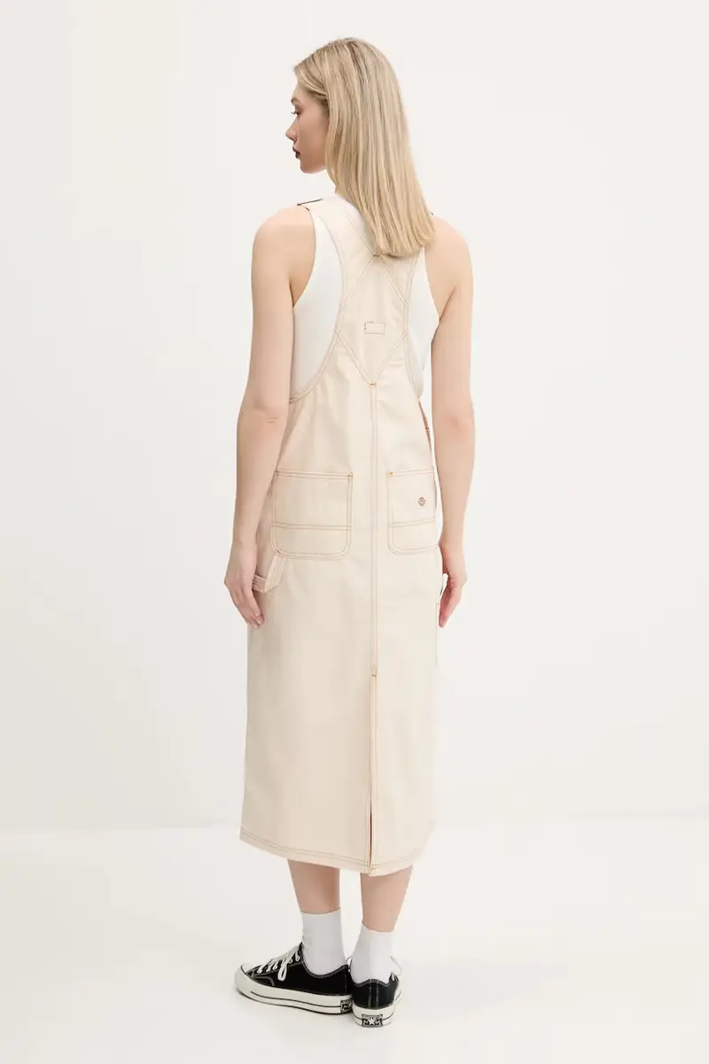 vestito di jeans colore beige DK0A4Z6TF901 miniatura 3