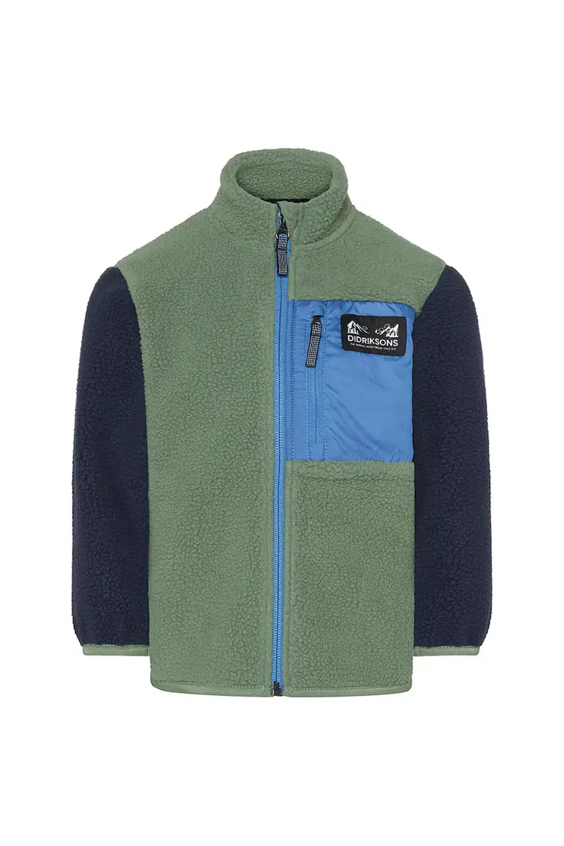 felpa ANTEN KIDS FULLZIP Verde miniatura 2