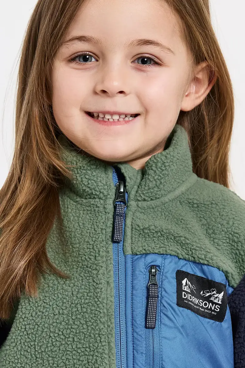felpa ANTEN KIDS FULLZIP Verde miniatura 5