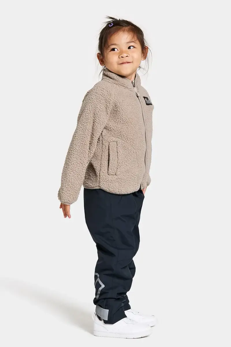 felpa in pile bambini GIBBS KIDS FULLZIP colore beige 505577 miniatura 5