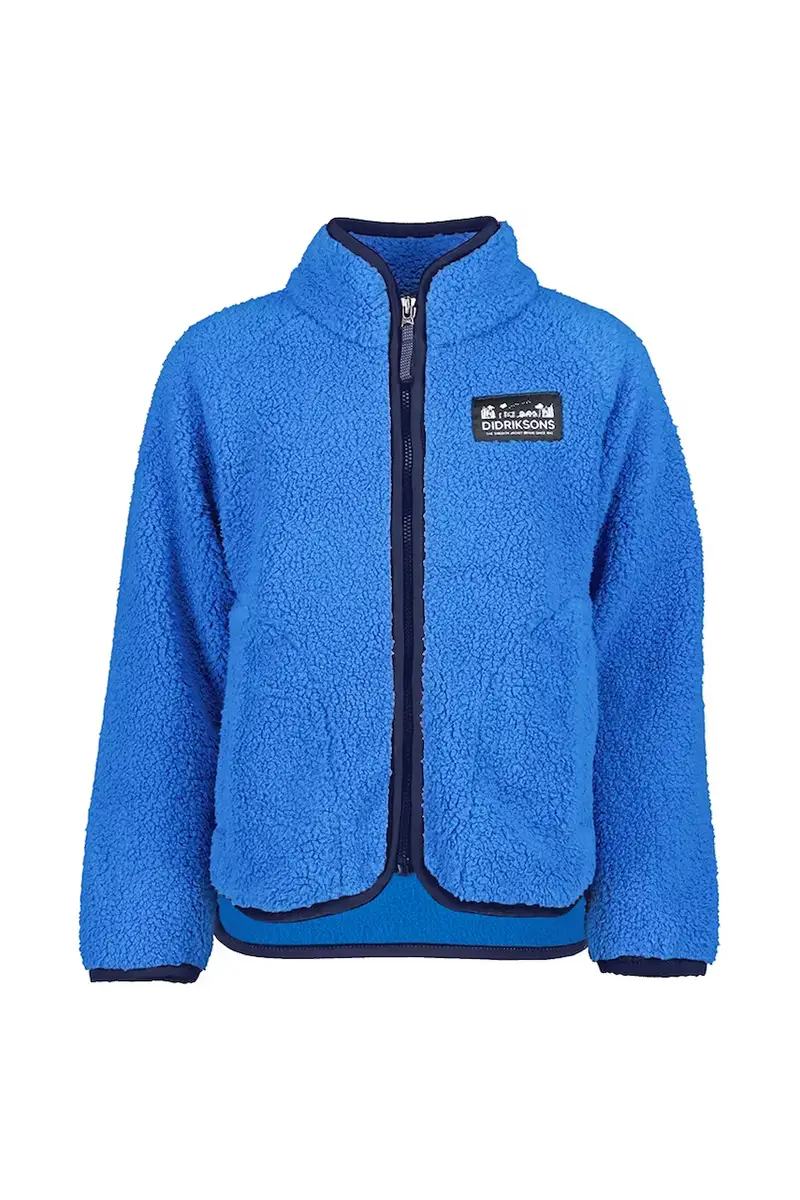 felpa in pile bambini GIBBS KIDS FULLZIP colore blu 505577 miniatura 2