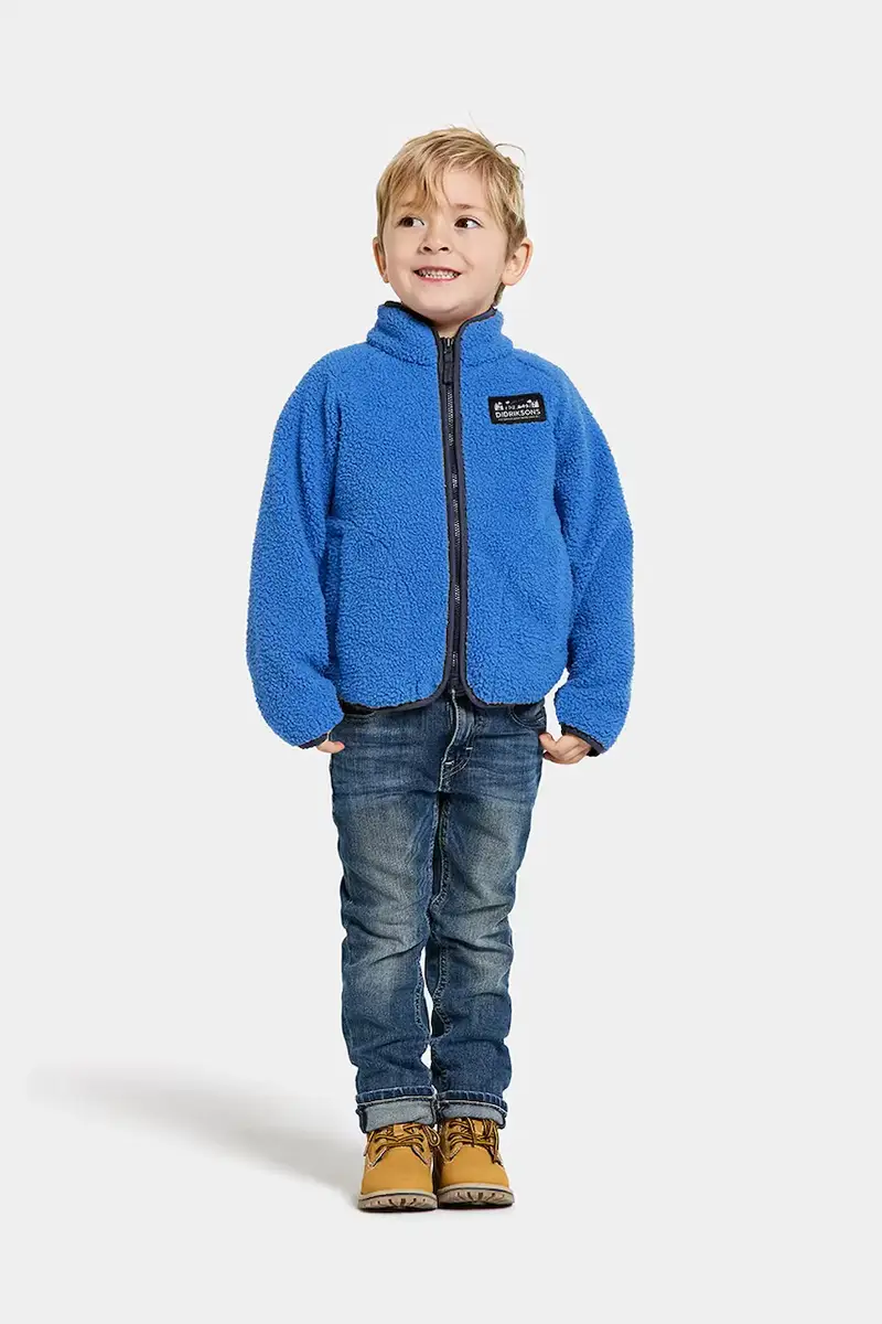 felpa in pile bambini GIBBS KIDS FULLZIP colore blu 505577 miniatura 5