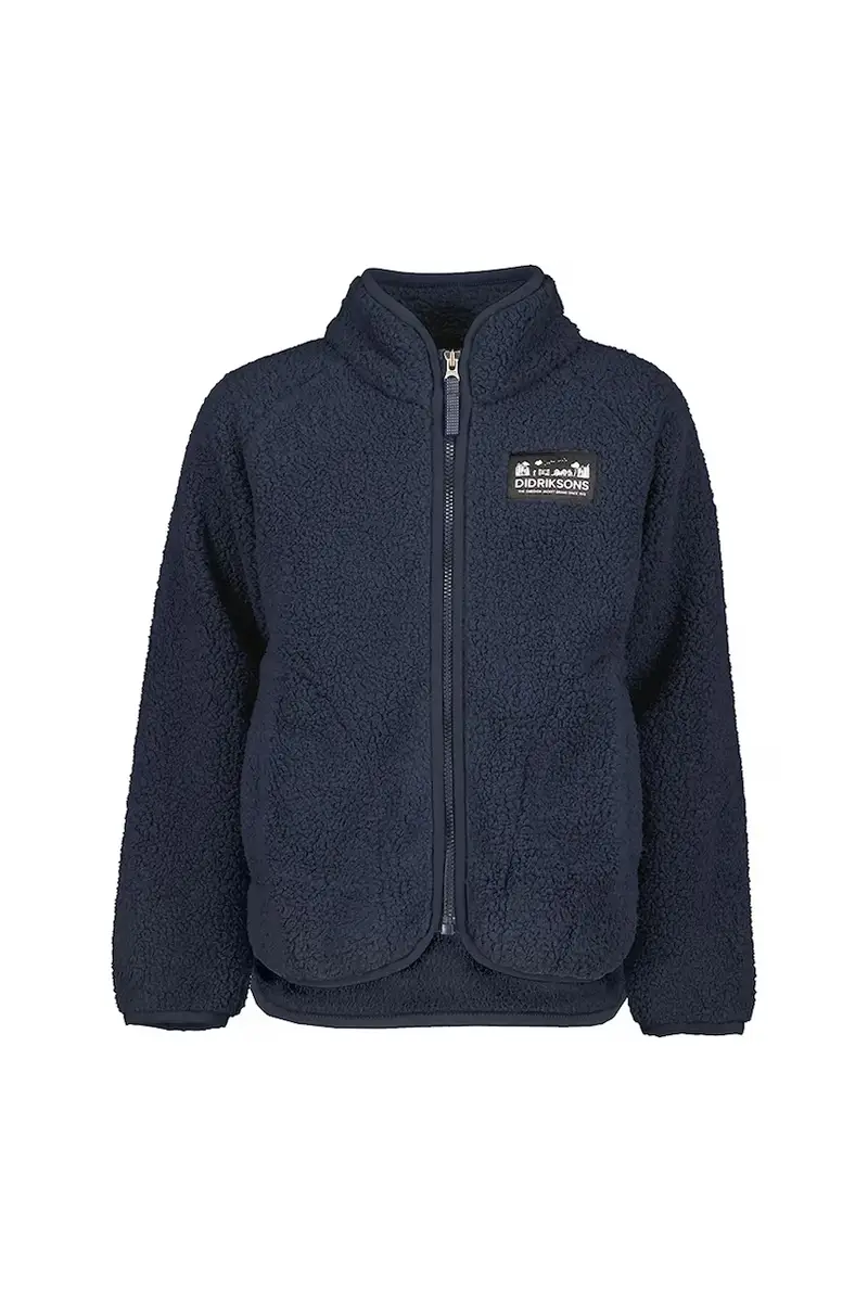 felpa in pile GIBBS KIDS FULLZIP 2 Blu navy miniatura 2