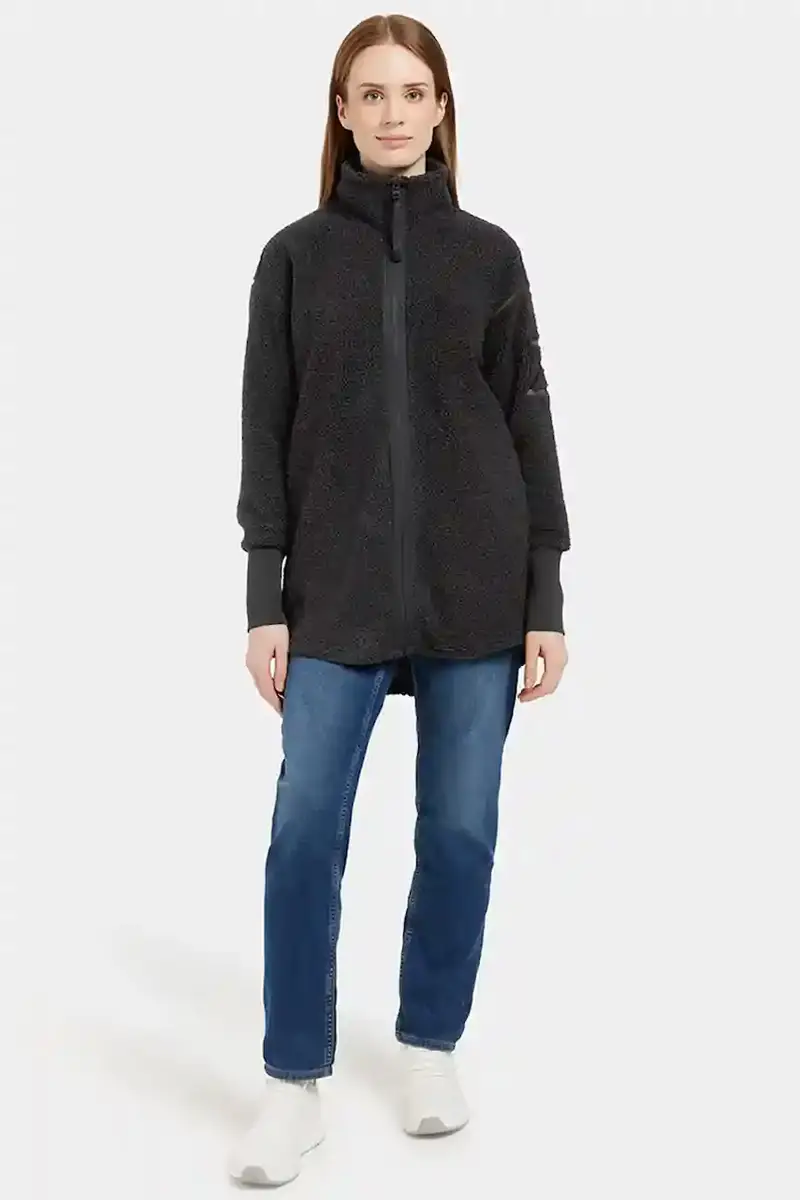 felpa in pile SALLY donna colore nero 505165 miniatura 2