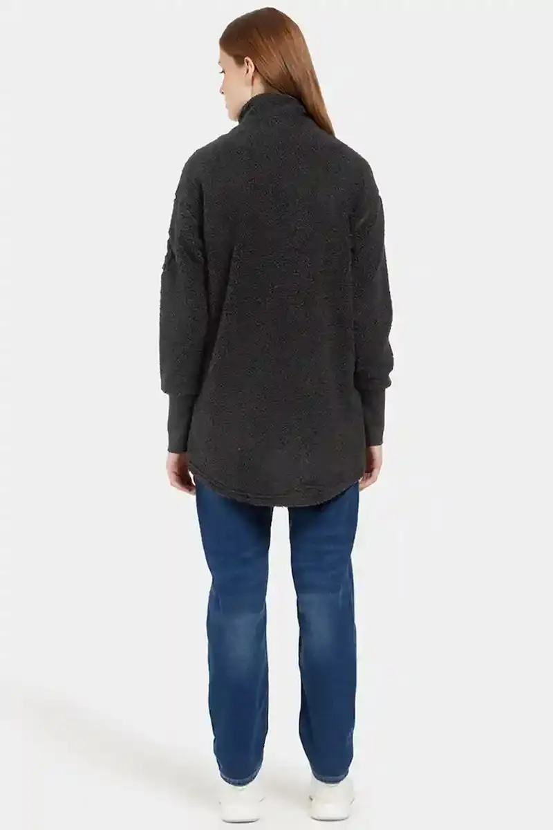 felpa in pile SALLY donna colore nero 505165 miniatura 4